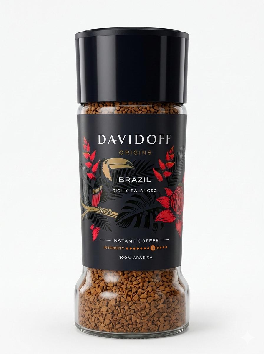 Tapper Tea : Davidoff Origins Brazil Flavour Instant Coffee