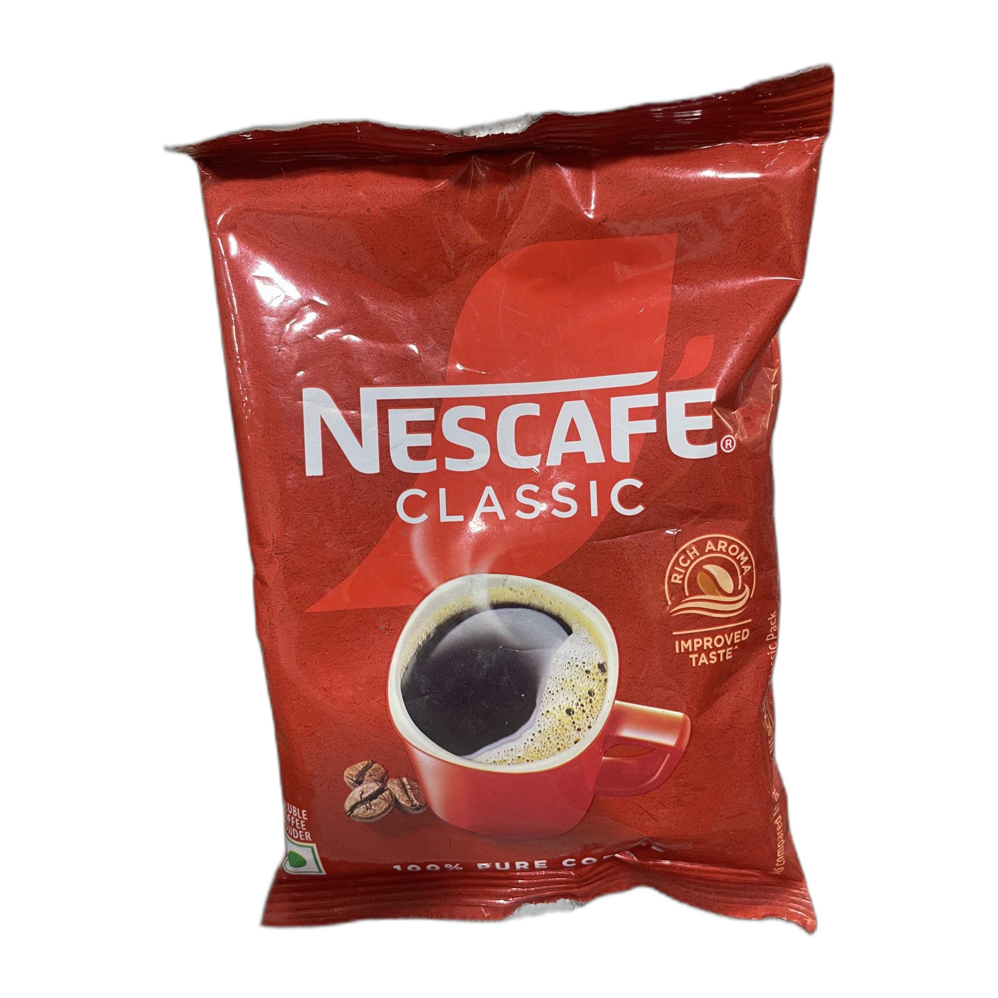 Tapper Tea: NESCAFE Classic Instant Coffee Powder | Great start to your morning | 100% Pure Coffee | 45g Pouch