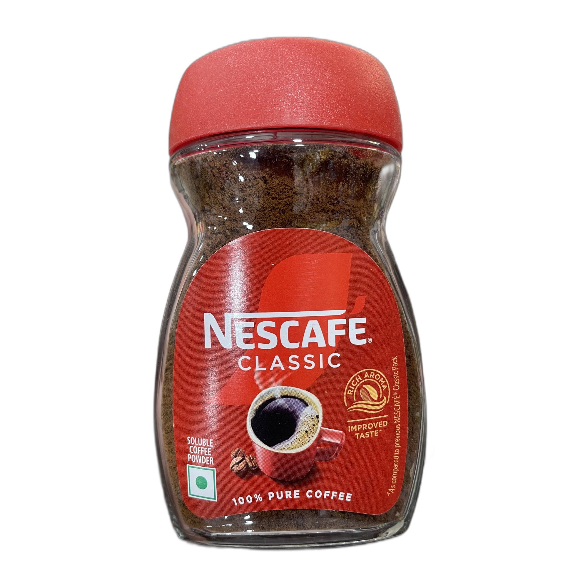 Tapper Tea: NESCAFE Classic Instant Coffee Powder | Great start to your morning | 100% Pure Coffee | 45g Jar