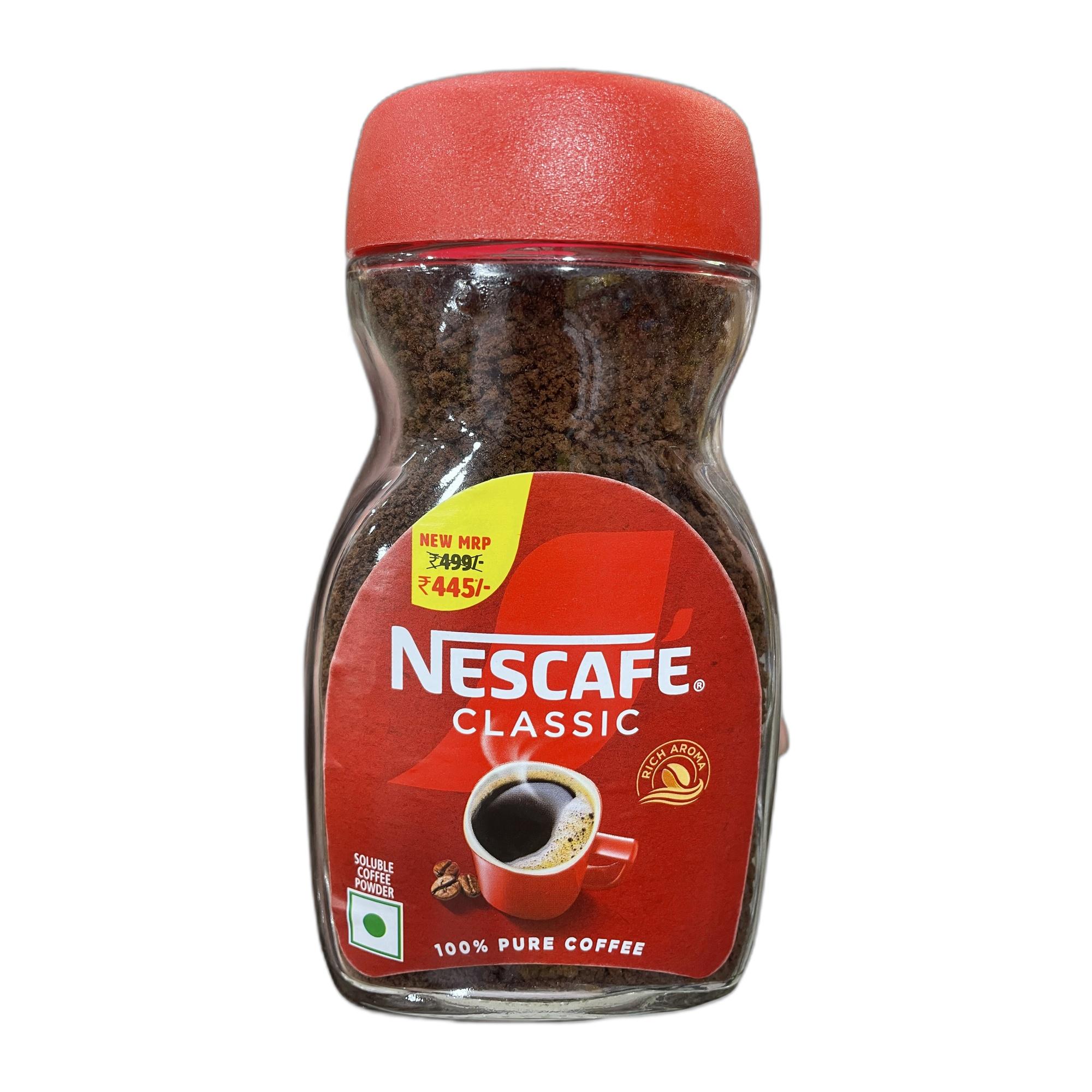 Tapper Tea: NESCAFE Classic Instant Coffee Powder | Great start to your morning | 100% Pure Coffee | 90g Jar