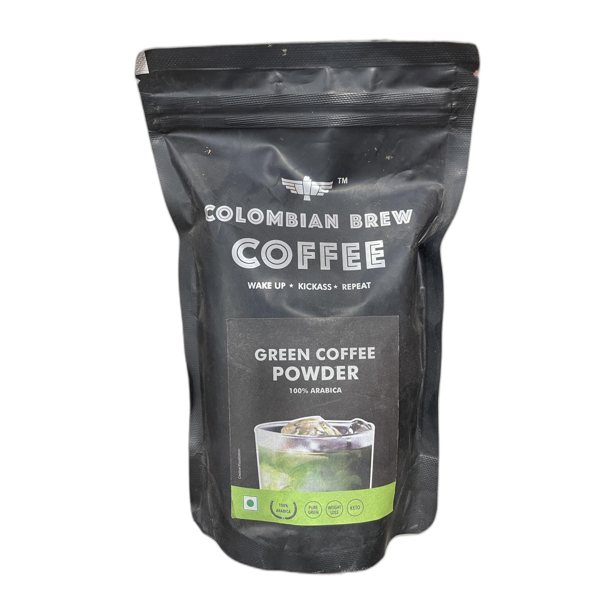 Tapper Tea: Colombian Brew Coffee 100% Arabica Green Coffee Beans Powder for Weight Management, 200g
