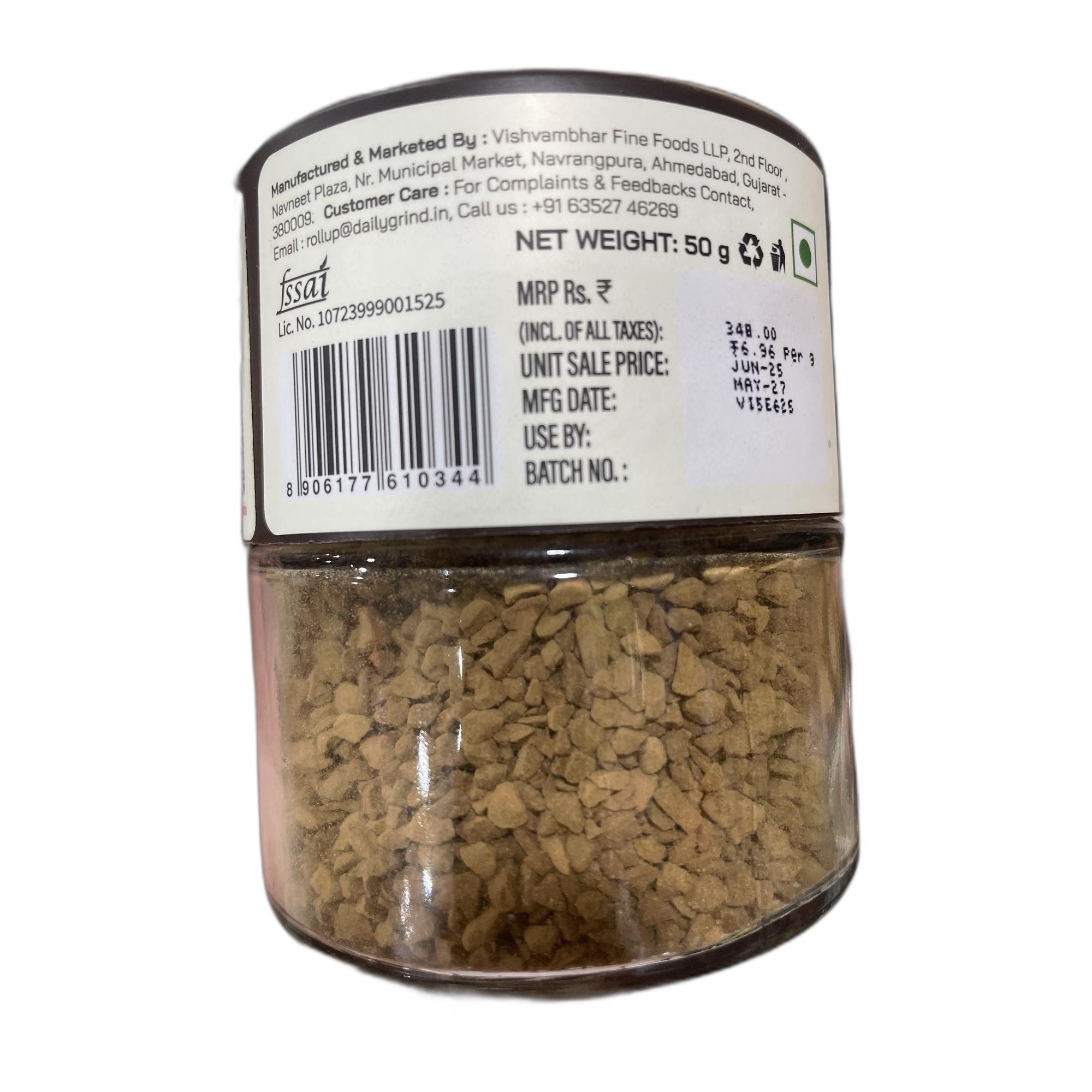 DAILY GRIND Espresso Instant Coffee Powder 50g | Medium Roast Freeze-Dried Pure Arabica Coffee Granules | For Mochas, Espresso, Cappuccino, Latte, Frappes | Hot & Cold Coffee (25 Cups)