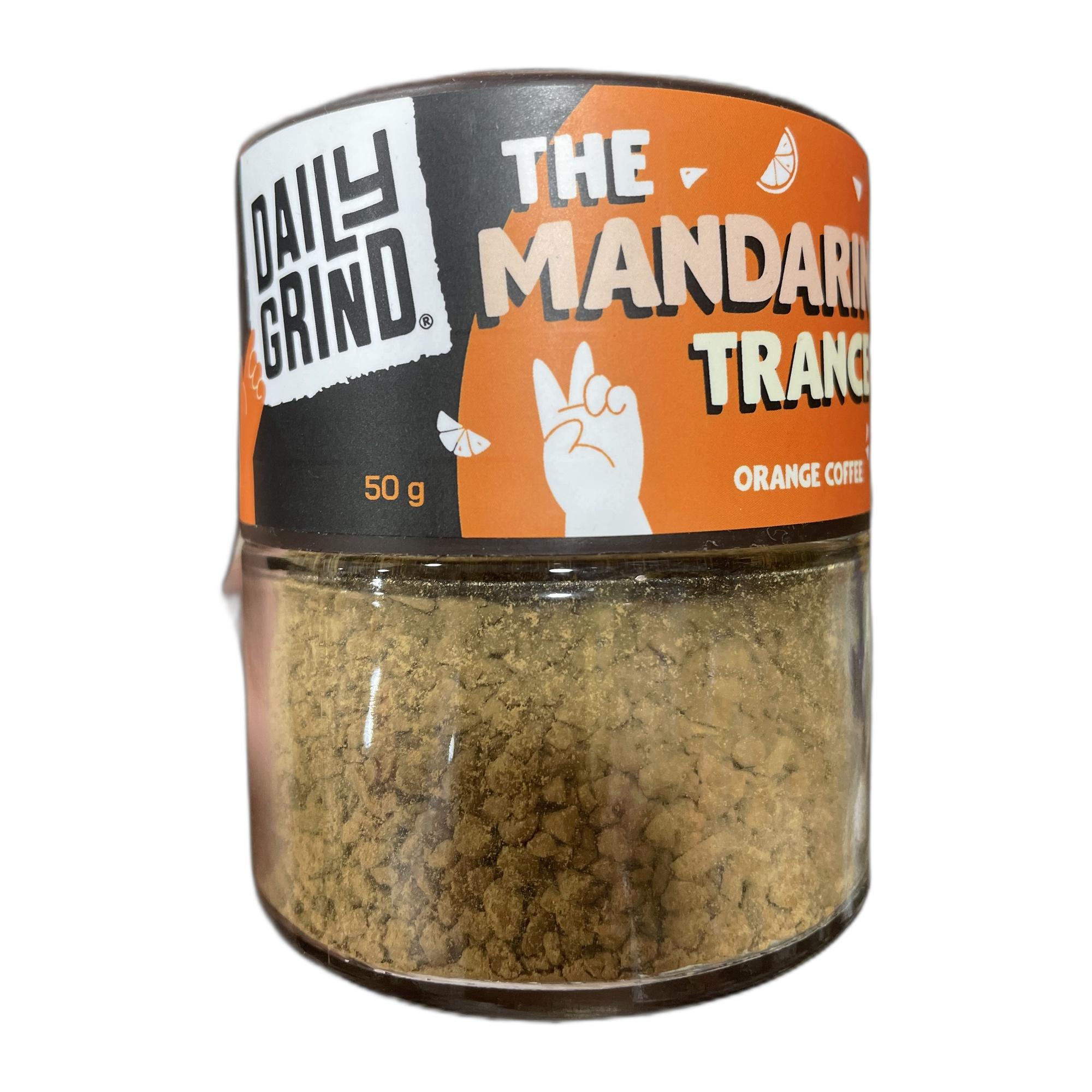 Tapper Tea: DAILY GRIND Orange Flavour Instant Coffee Powder 50g | Freeze-Dried Pure Arabica Coffee Granules | Perfect for Mochas, Espresso, Cappuccino, Latte, Frappes | Medium Roast Hot & Cold Coffee (25 Cups)
