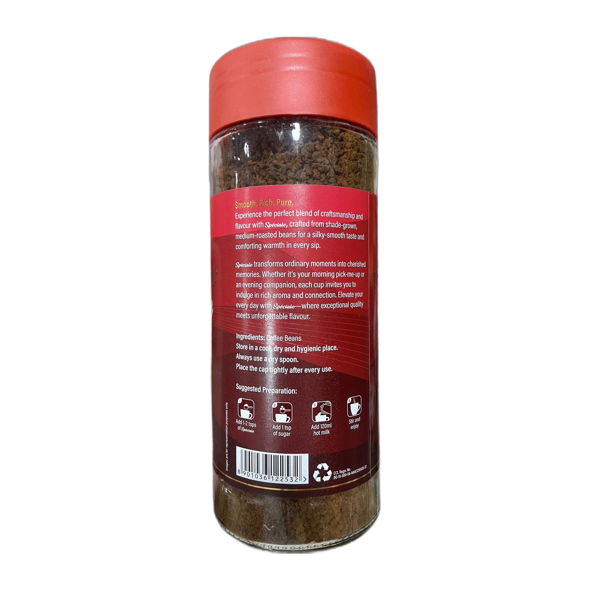 Continental Speciale Instant Coffee | Premium Arabica Blend | 100% Pure Coffee | Smooth & Rich Instant Coffee | Medium Roast | No Added Flavours | 200g Jar