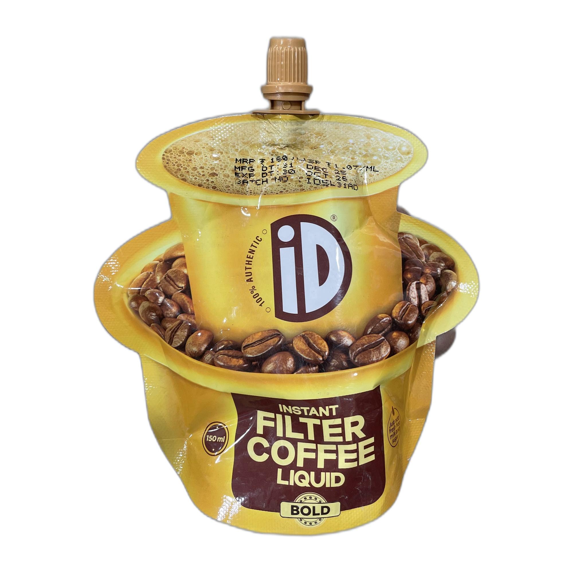 Tapper Tea: iD Fresh Instant Filter coffee (Bold) 150ml