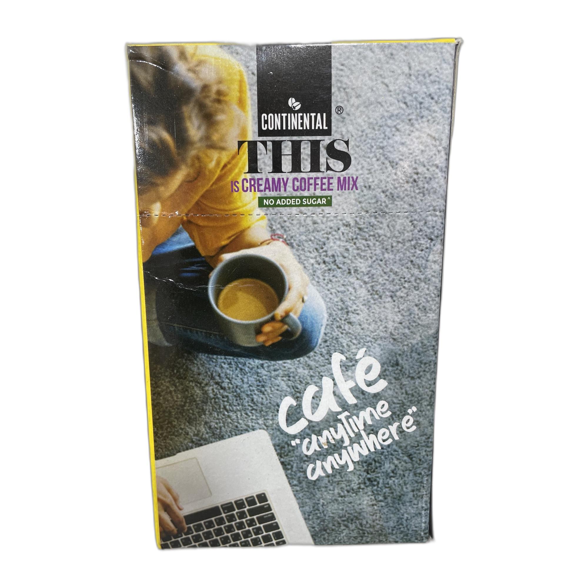 Tapper Tea: Continental THIS Creamy Instant Coffee Powder | 160g (10 Sachets, 16g per each) | 3In1 Instant Premix Flavoured Coffee | Smooth Flavour and Rich Taste | Just Add Hot Water | Cafe Like Coffee