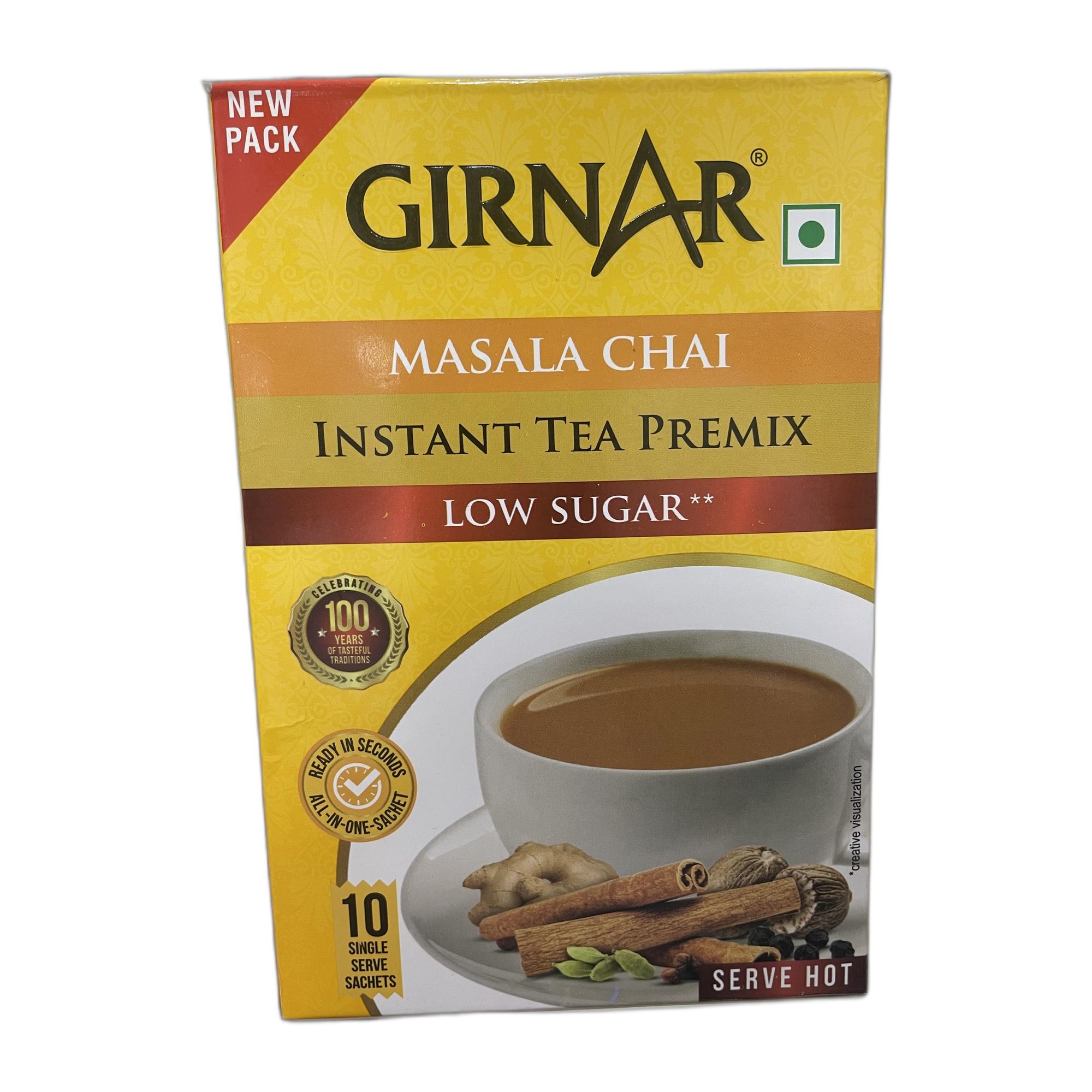 Tapper Tea: Girnar Instant Tea Premix With Masala Chai (10 Sachets)