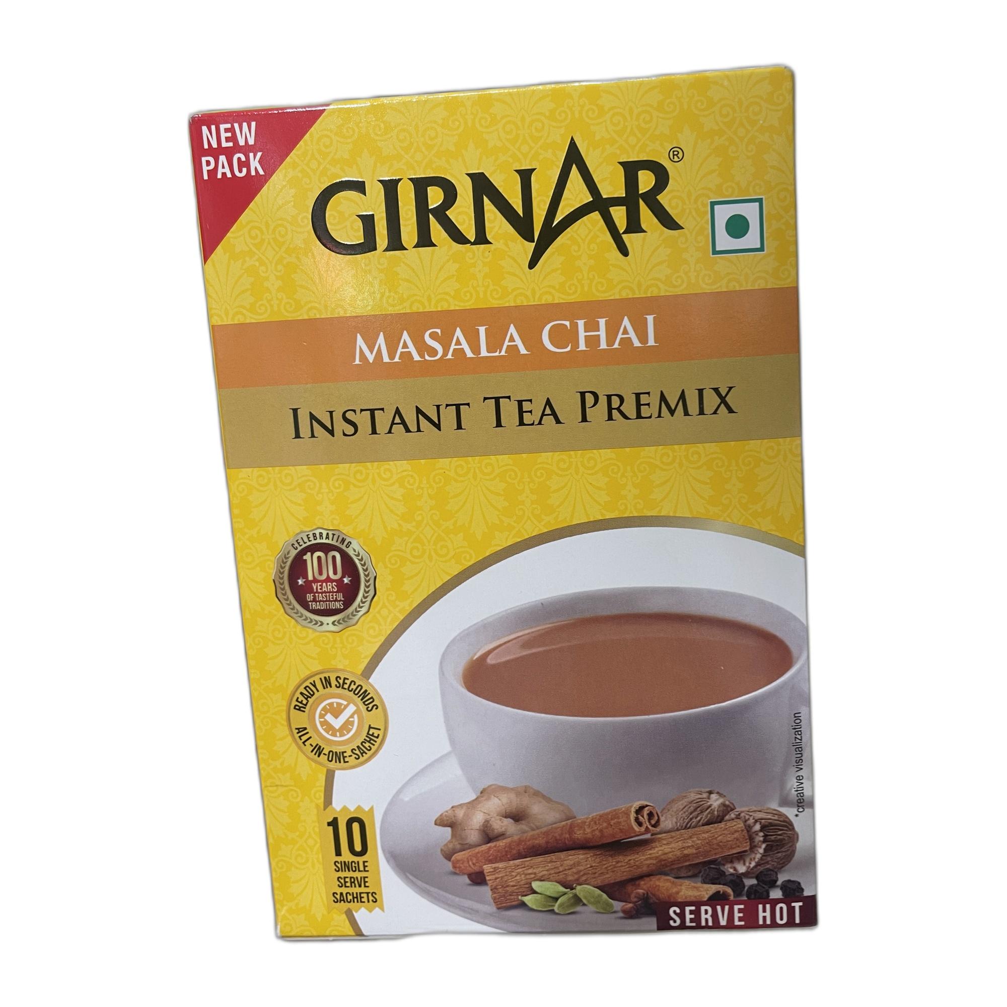 Tapper Tea: Girnar Instant Tea Premix With Masala Chai (10 Sachets)