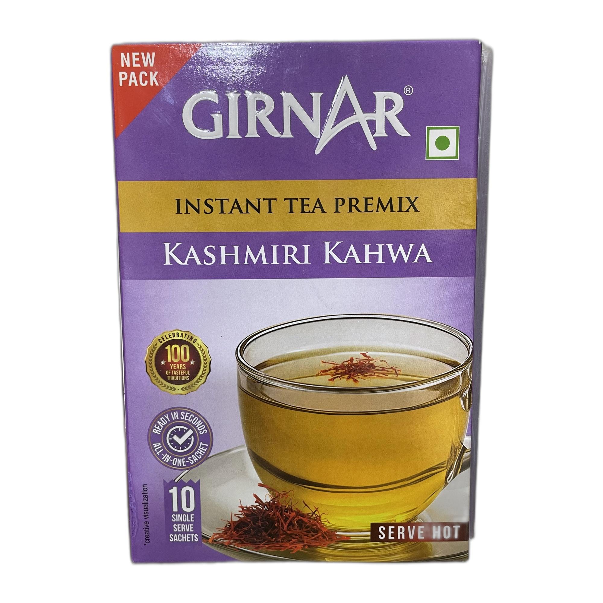 Tapper Tea: Girnar Instant Tea Premix Kashmiri Kahwa (10 Sachets)
