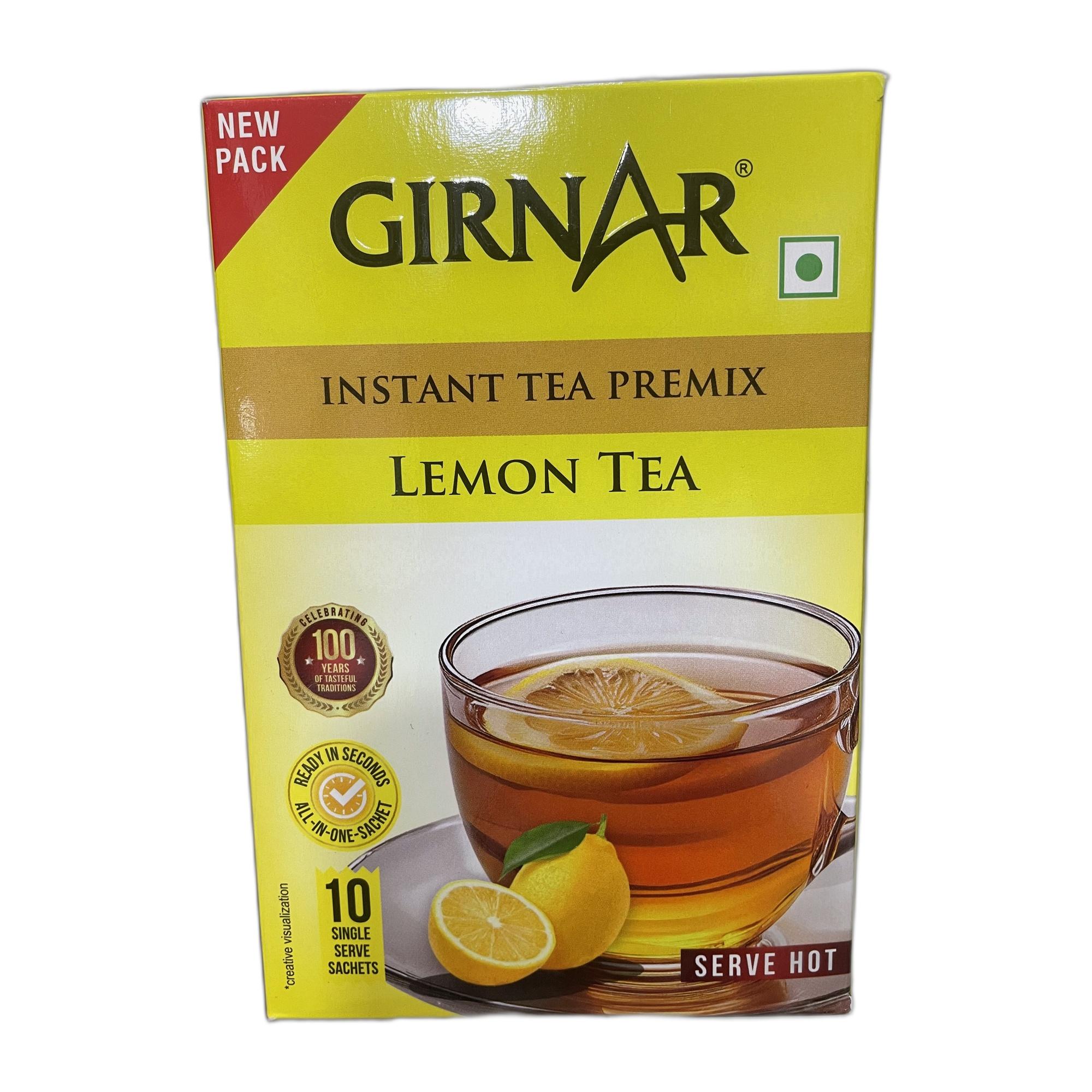 Tapper Tea: Girnar Instant Tea Premix Lemon Tea (10 Sachets)