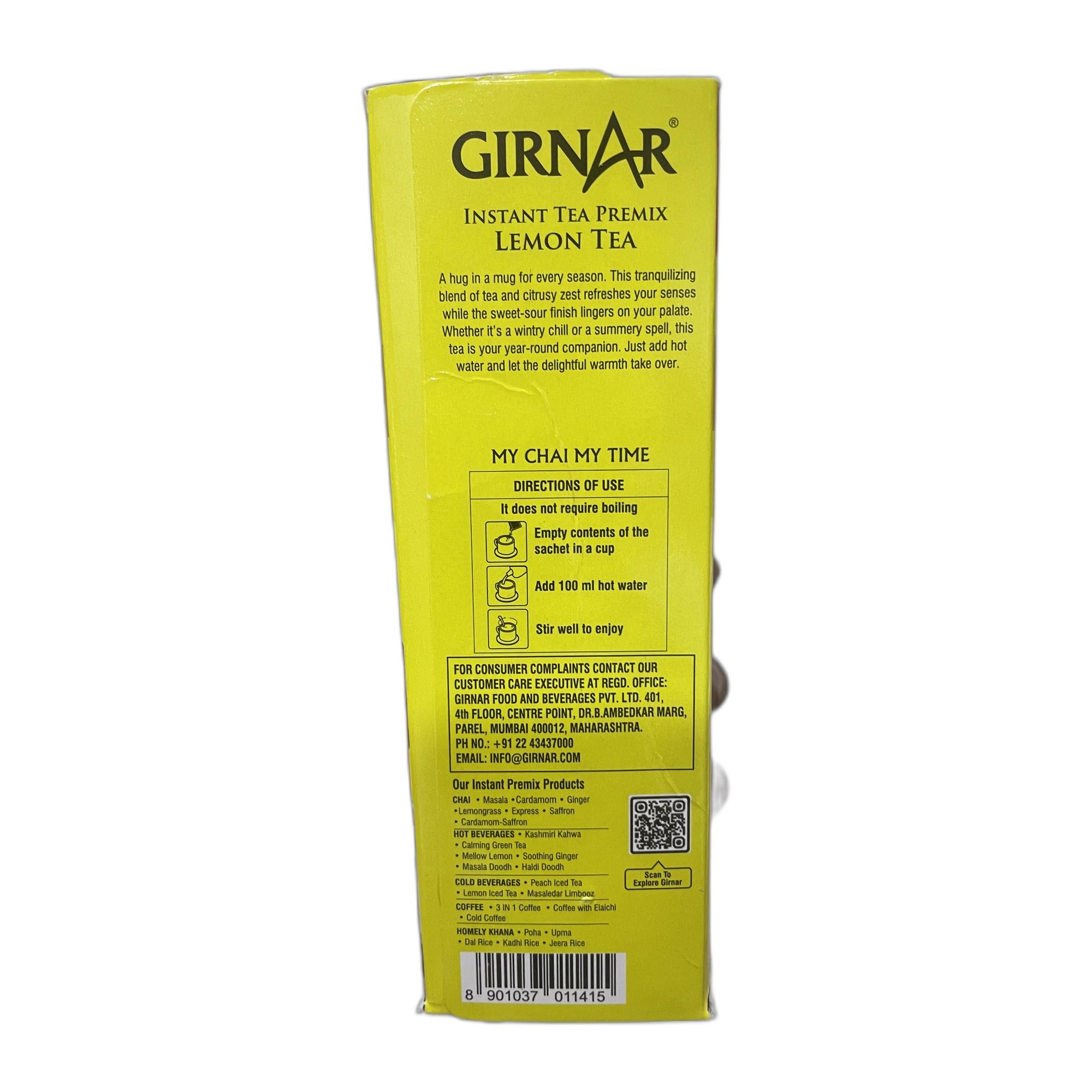 Girnar Instant Tea Premix Lemon Tea (10 Sachets)