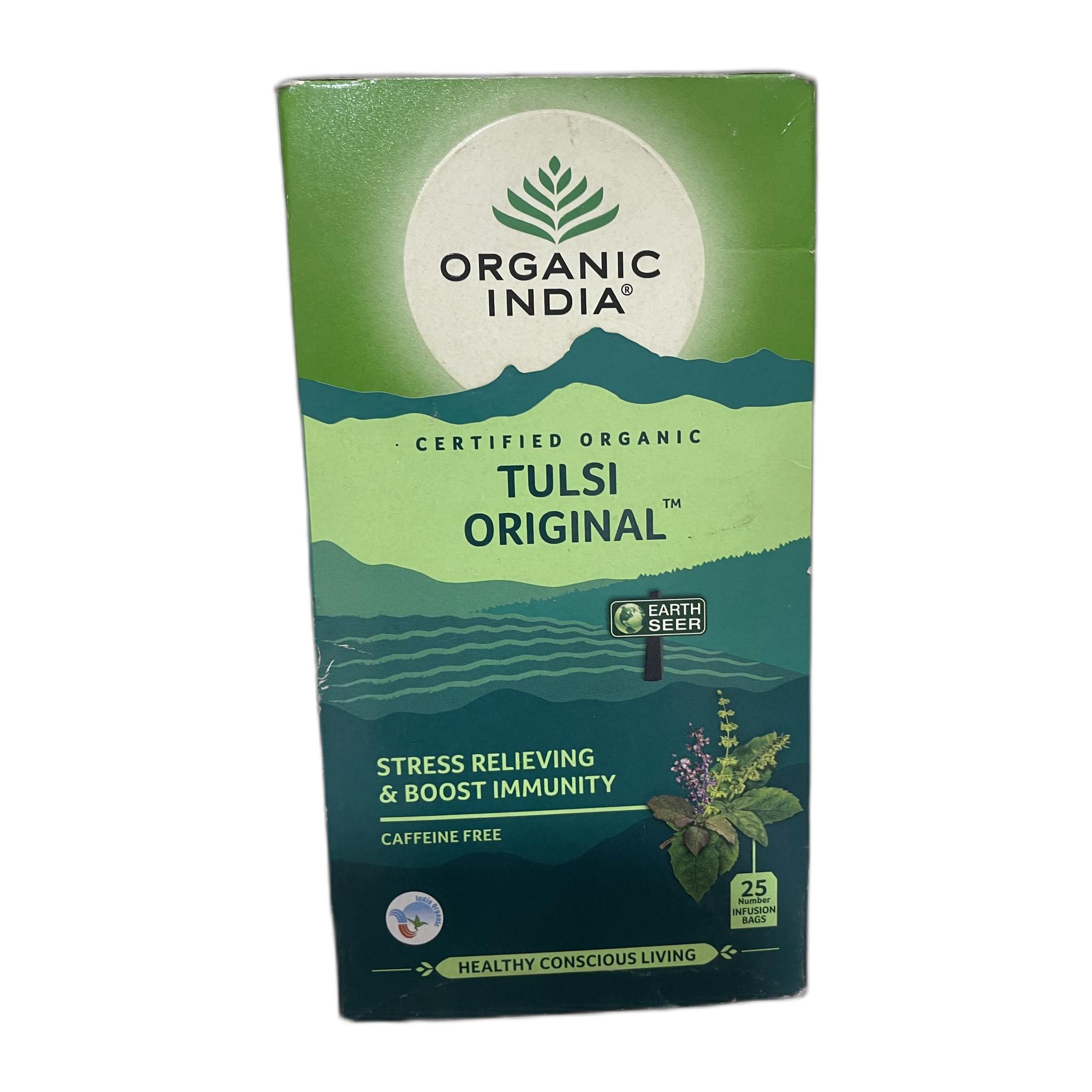 Tapper Tea: Organic India Tulsi Tea Original - 25 Tea Bag (Pack of 1)