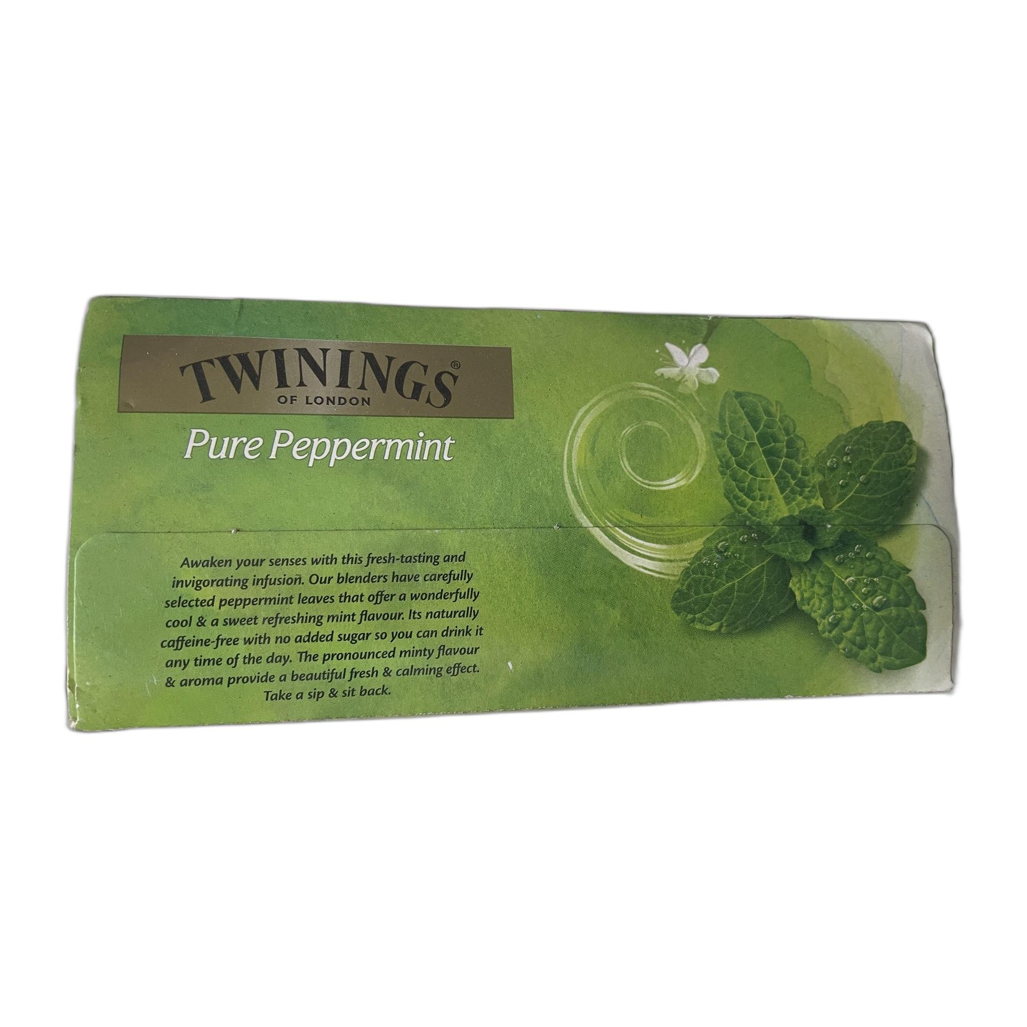 Twinings Pure Peppermint Tea Bags, 25 x 2 g (50g)