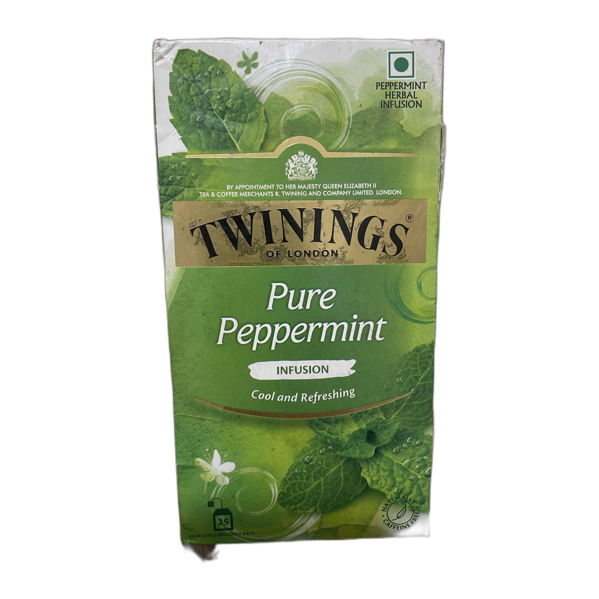 Twinings Pure Peppermint Tea Bags, 25 x 2 g (50g)