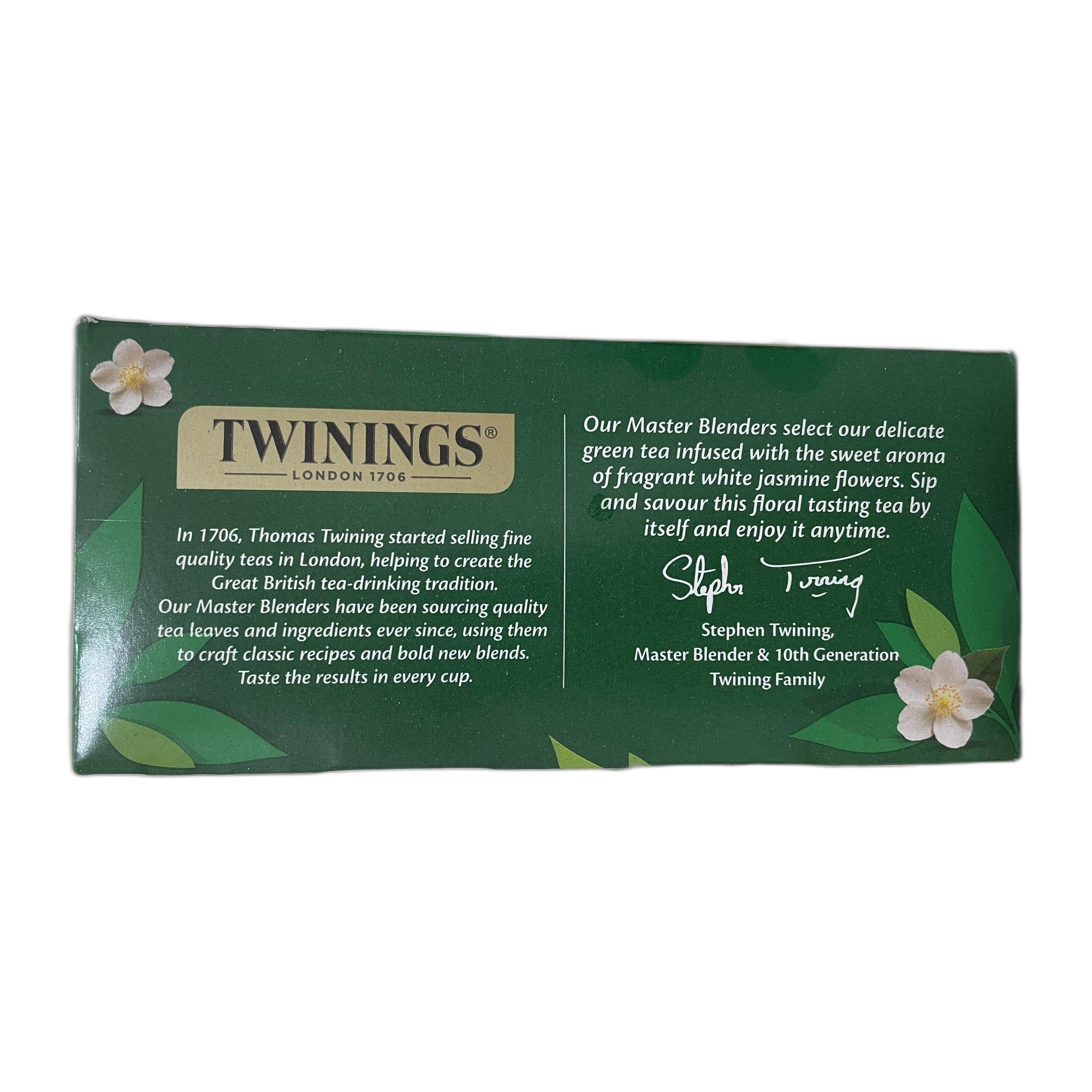 Twinings Green Tea Bags (Jasmine), 25 x 2 g (50g)