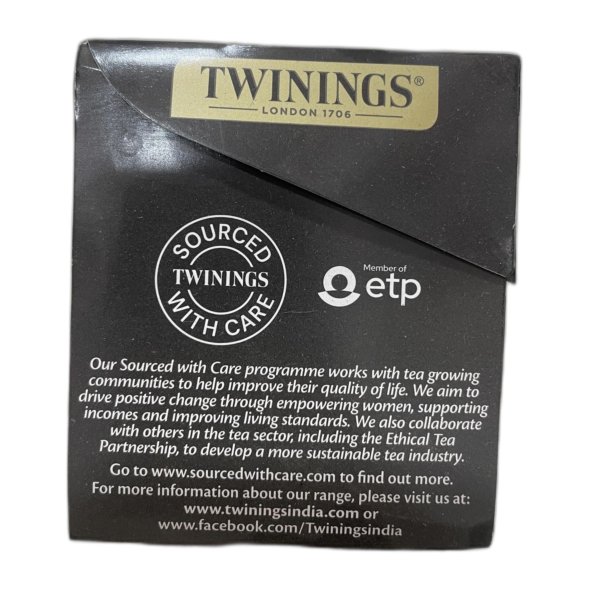 Twinings Assam Tea, 25 Tea Bags, Pack of 1, Strong Strength, Full-bodied, Malty and Robust Flavour, Handpicked Leaves, Enjoy a Hot Cup of Premium Black Tea