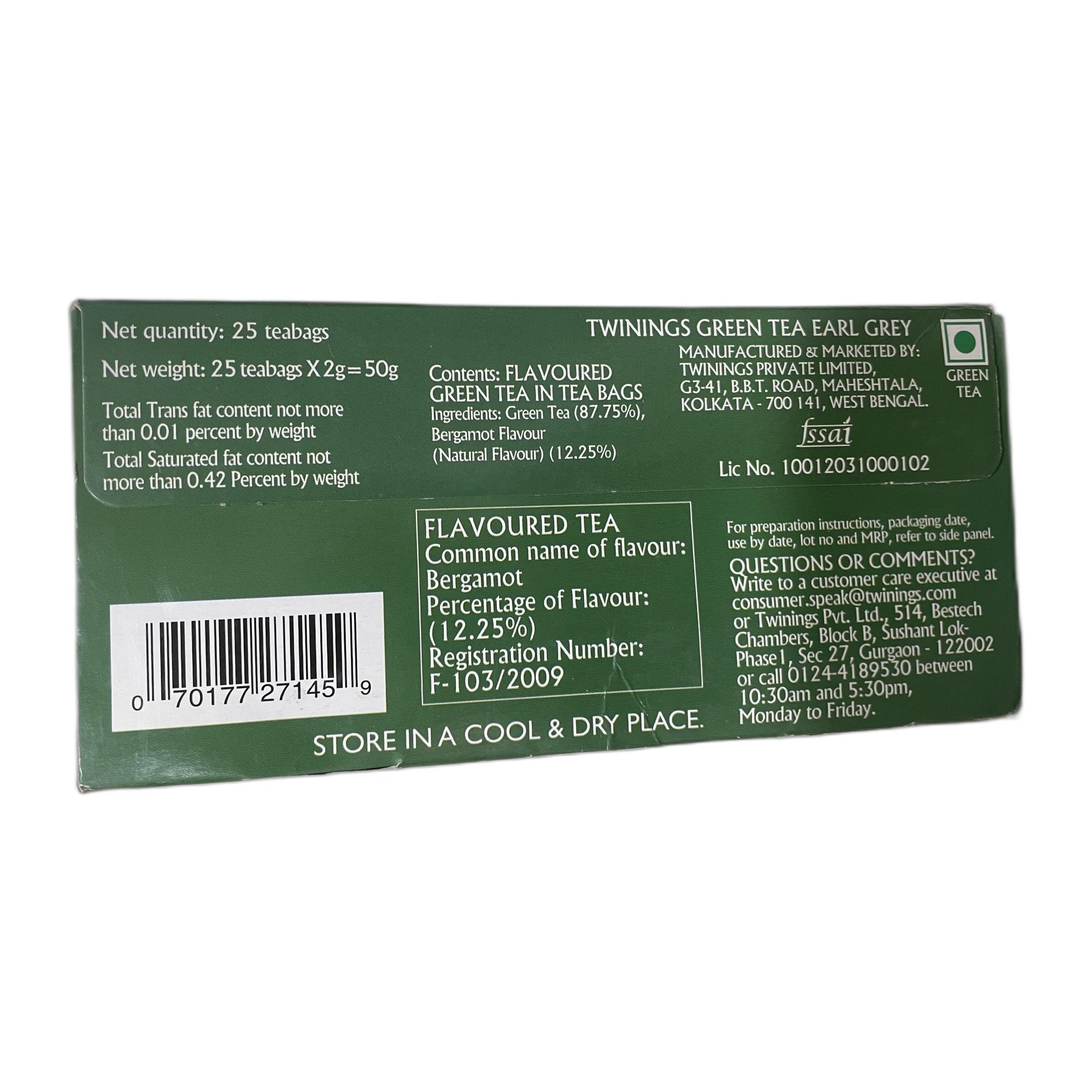 Tapper Tea: Twinings Green Tea – Earl Grey A delicate green tea infused with the bright, citrusy notes of bergamot for a lighter take on a classic favorite. Naturally low in calories and rich in antioxidants, it’s your refreshing mid-day pick-me-up—crafted for those who crave flavor without compromise._ Taste tradition in every soothing sip—light, fragrant, and effortlessly uplifting.