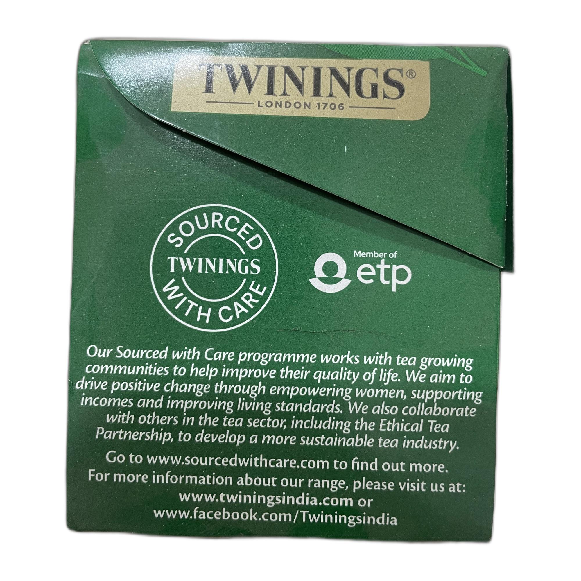 Twinings Green Tea Jasmine (Antioxidant), 25 Tea Bags| Pack of 1| Perfectly Balanced & Refreshing Taste| Light, Flowery Aroma| Low Calorie| Handpicked Green Tea Leaves| Enjoy a Hot Cup of Tea (50g)