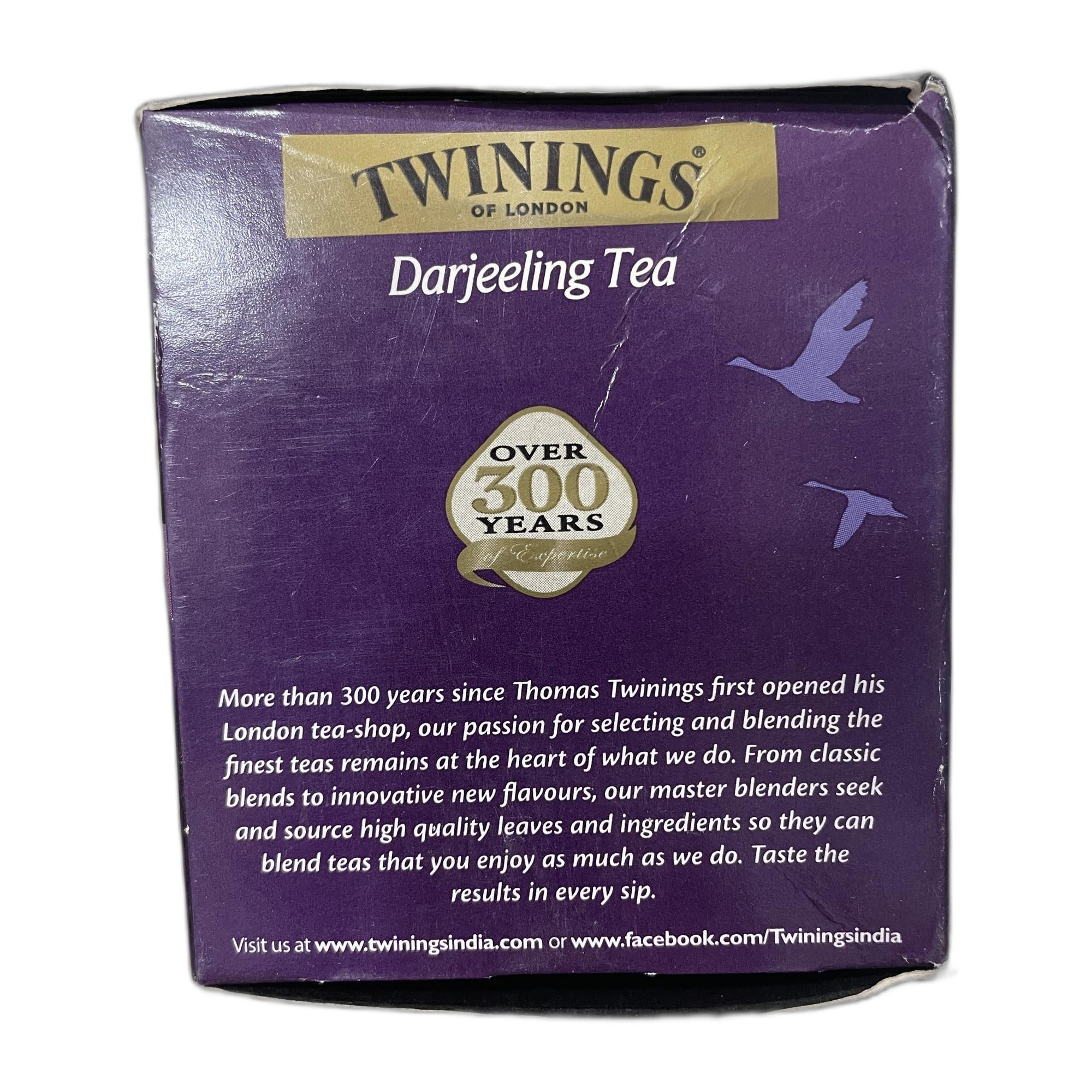 Twinings Darjeeling Tea,25 Teabags,Premium Black Tea,Twinings Origins,Light Strength,Delicate&Subtle,50 Gm,Pack of 25