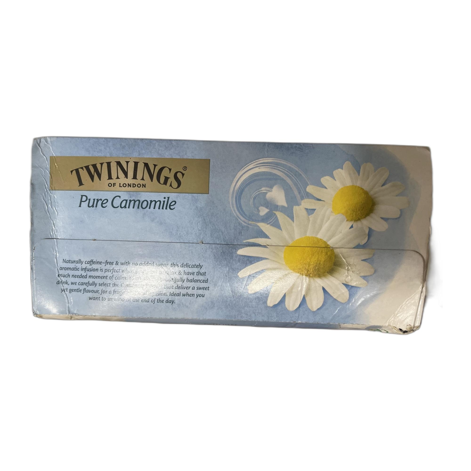 Twinings Chamomile Tea, 25 Teabags, Herbal Infusion Tea, Subtle and Flowery, Light and Gentle Taste, Good Sleep, Stress Relief, Relax - 25g