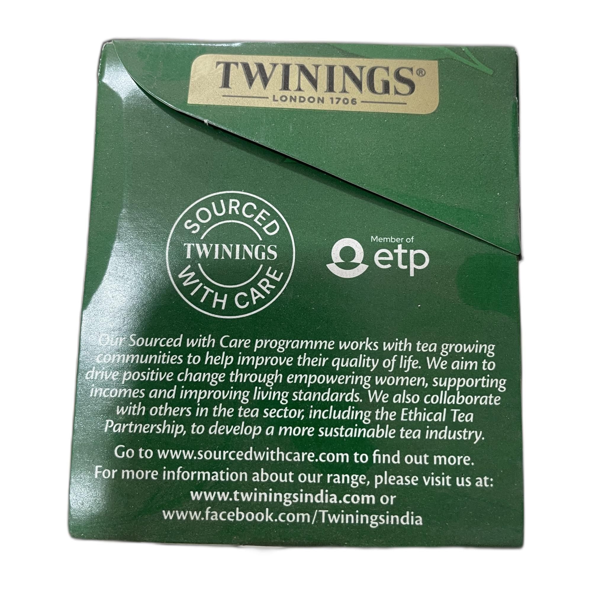 Twinings Green Tea & Lemon & Honey (Antioxidant), 25 Tea Bags| Pack of 1| Deliciously Sweet & Tangy Lemon | Handpicked Green Tea Leaves| Enjoy as Hot or Iced Tea (50g)