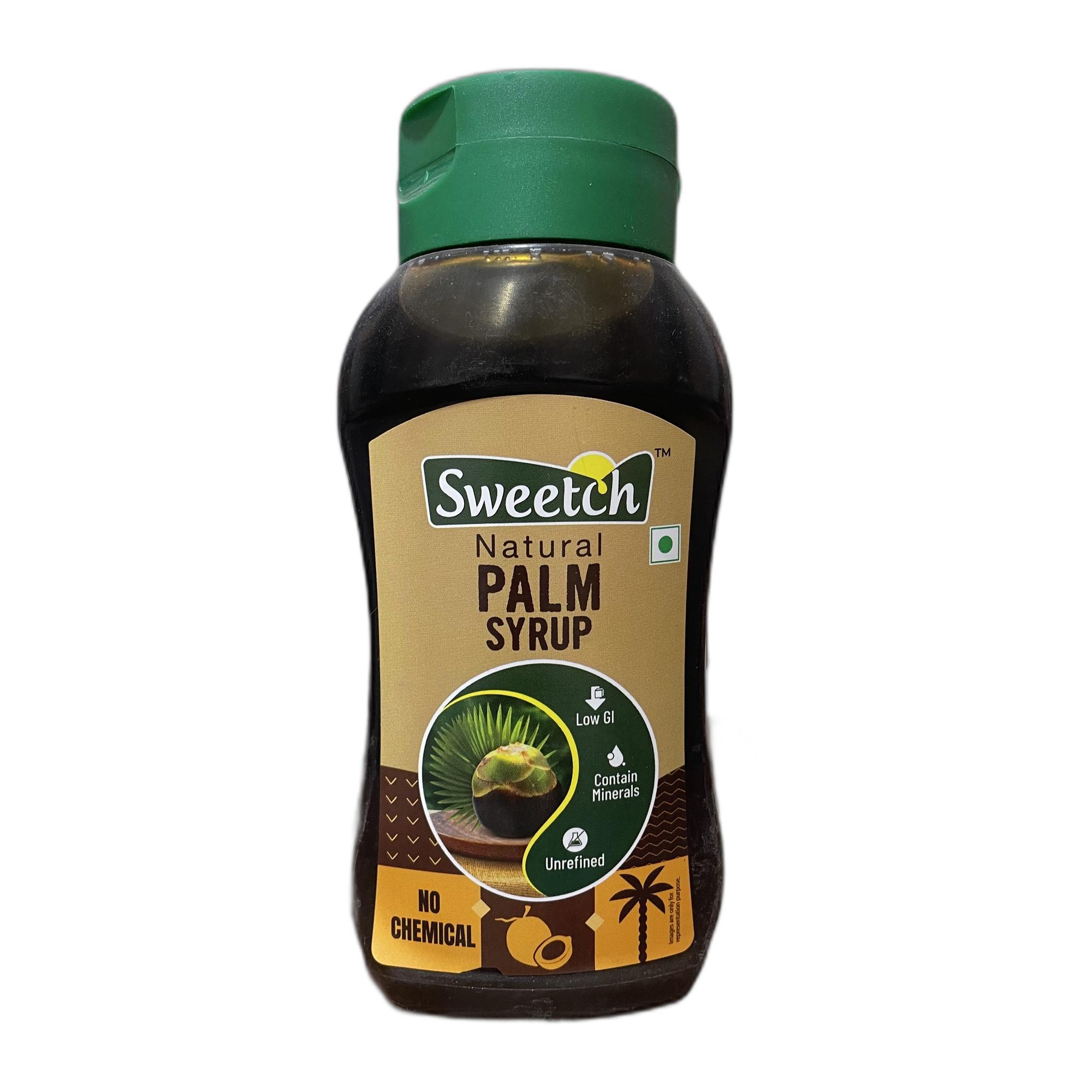 Tapper Tea: Sweetch Palm Syrup 400 gm | Unrefined, Sugar Alternative | Use with Milk, Cookies, Coffee, Pancakes, Baking & Toppings | Low GI, Contains Minerals | Natural Sweetener, No added Sugar (Pack of 1)