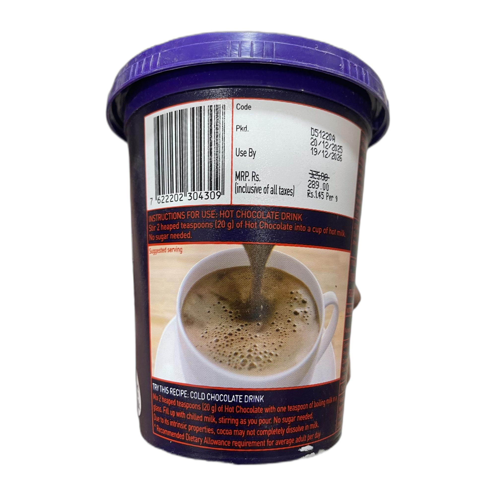 Cadbury Original Drinking Hot Chocolate, 200g